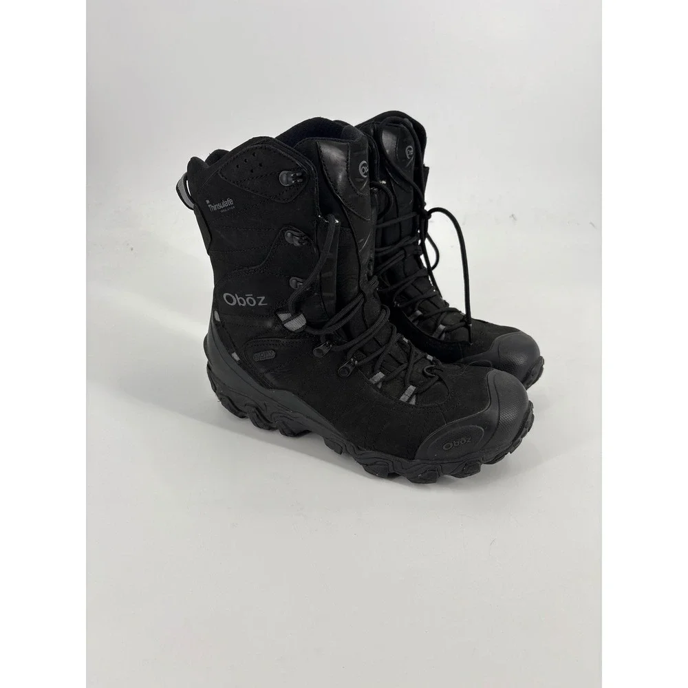 Oboz Bridger 10 Inch Insulated B-DRY Waterproof Winter Hiking Boots Mens 10